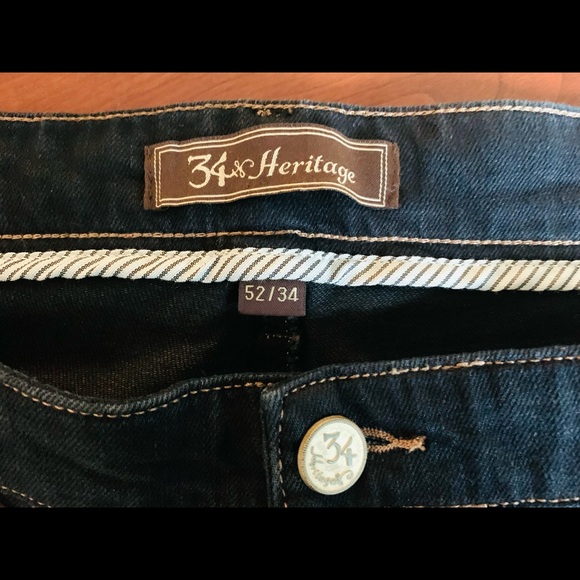 Men’s extra plus size jeans Midrise Straight leg Navy Blue US Size 52 length 34 - Picture 3 of 10